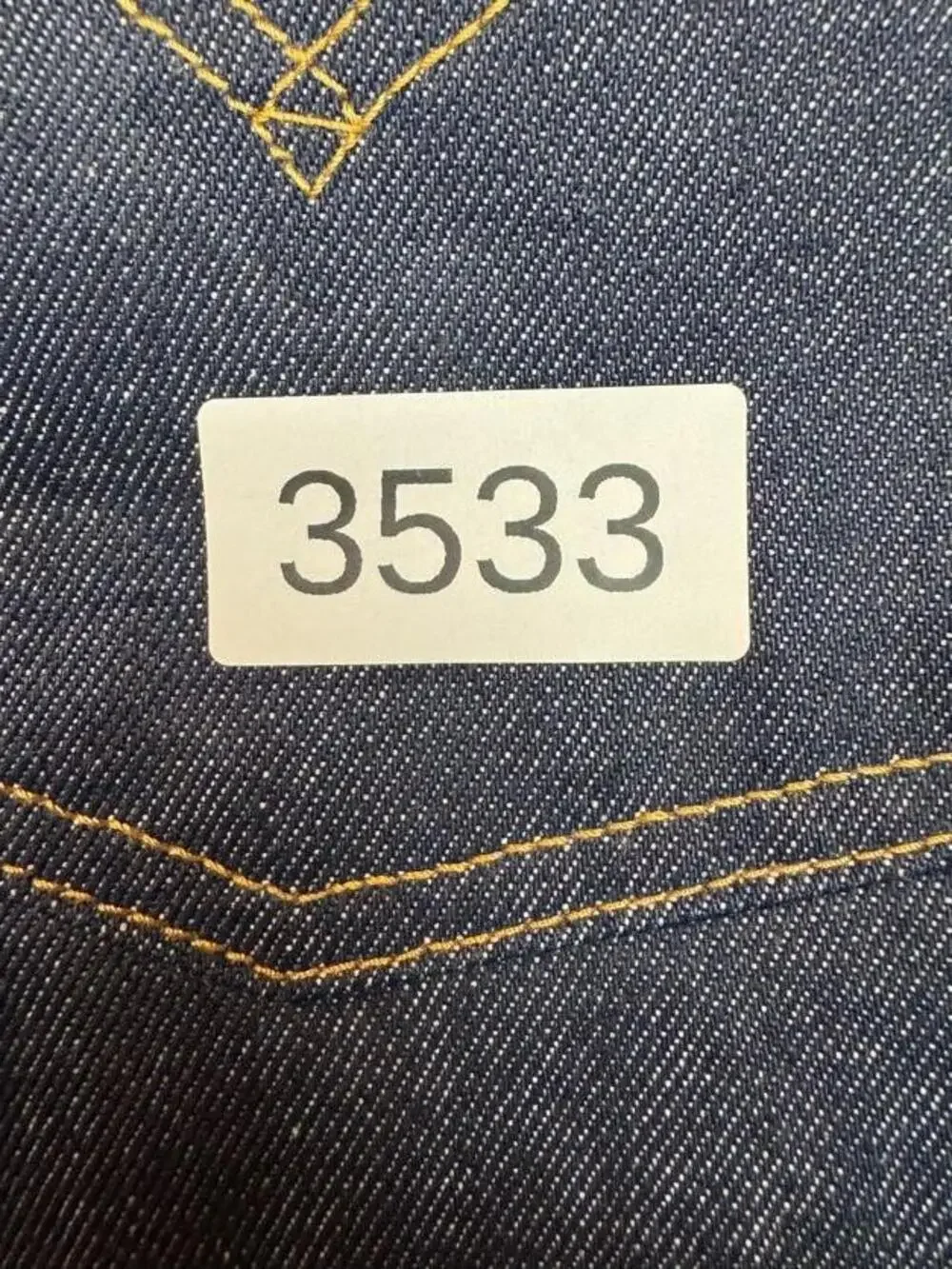 Levi's 501 Jeans Mens 42x34 Blue Raw Straight Shrink-To-Fit Button Fly Denim